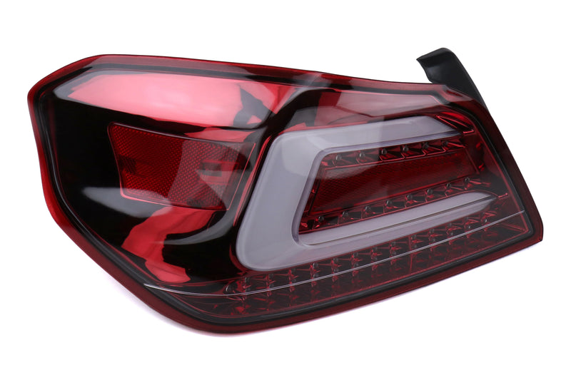 MSP TR Style Sequential White Bar Tail Lights Red Lens 2015-2021 WRX / 2015-2021 STI