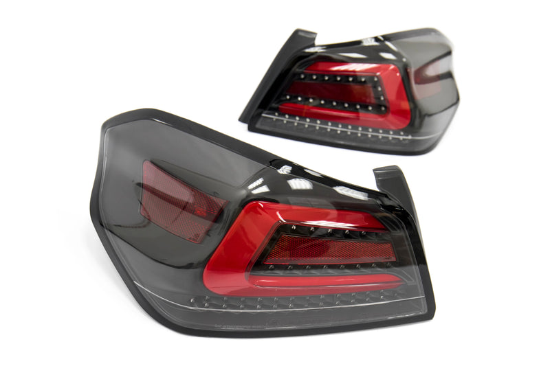 MSP TR Style Sequential Red Bar Tail Lights Clear Lens 2015-2021 WRX / 2015-2021 STI