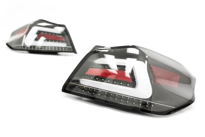 MSP TR Style Sequential White Bar Tail Lights Clear Lens 2015-2021 WRX / 2015-2021 STI