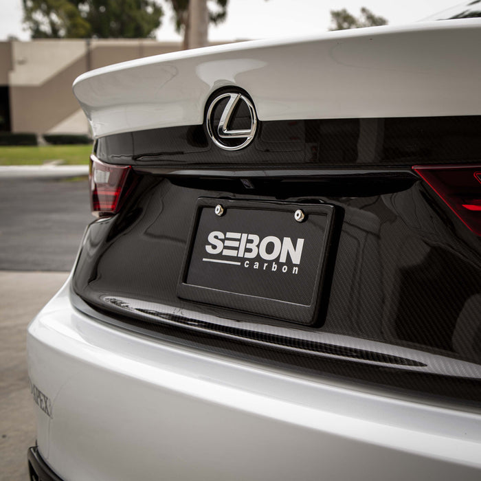 Seibon Carbon Fiber License Plate Frame