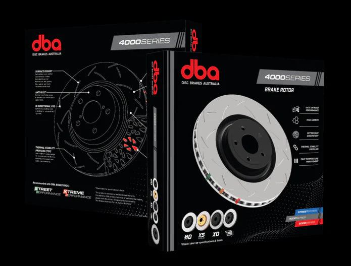 DBA 4000 Series Slotted Rear Rotor 2024+ WRX / 2018-2021 STI