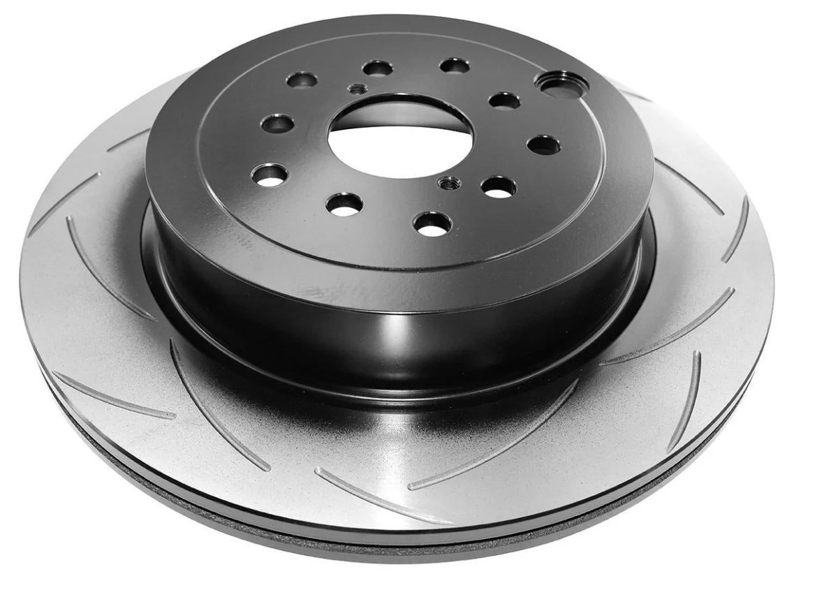 DBA Street Series T2 Slotted Rear Brake Rotor 2008-2017 STI — WRXDaily