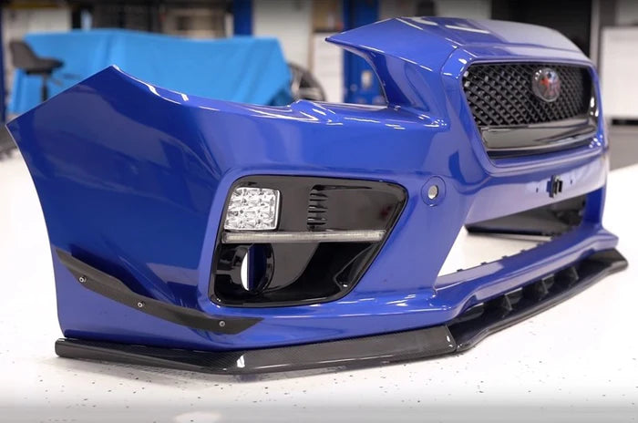 OLM 3 Piece Carbon Fiber Low Pro Front Lip 2015-2017 WRX/STI