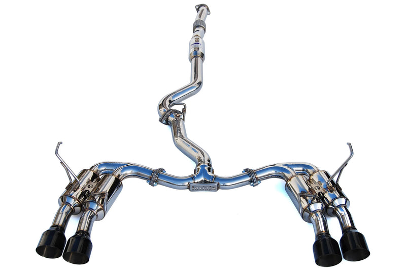 Invidia R400 Gemini Black Tip Catback Exhaust WRX/STI 2015-2021