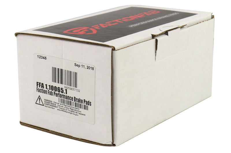 FactionFab F-Spec Front Brake Pads 2002-2003 WRX