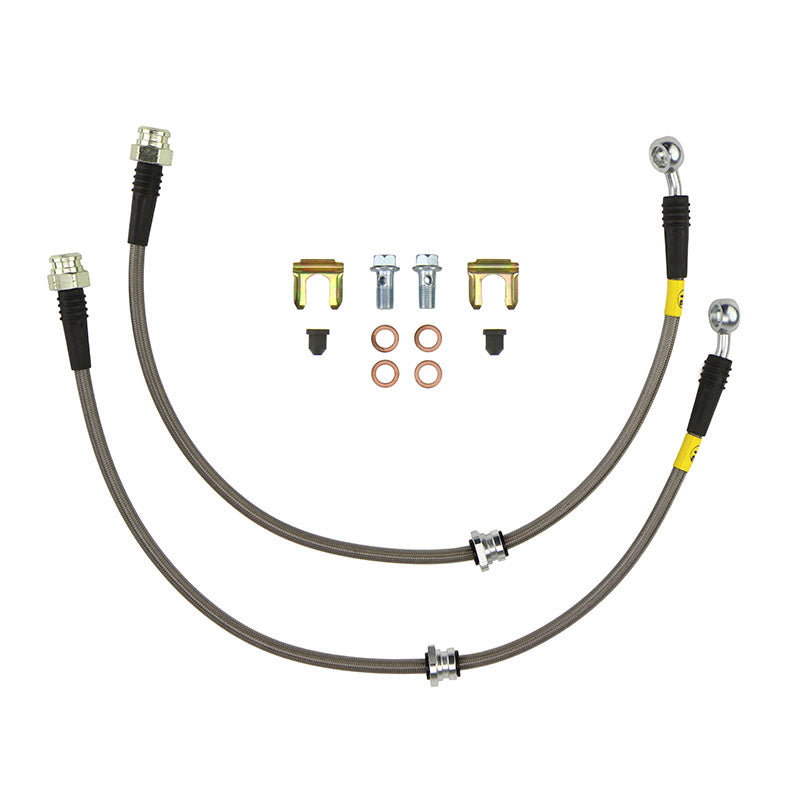 FactionFab Rear Stainless Steel Brake Lines 2004-2007 STI