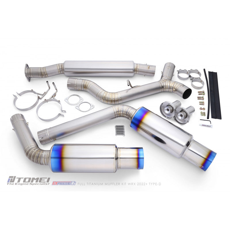 Tomei Expreme Ti Titanium Dual Exit Catback Exhaust 2022-2026 WRX