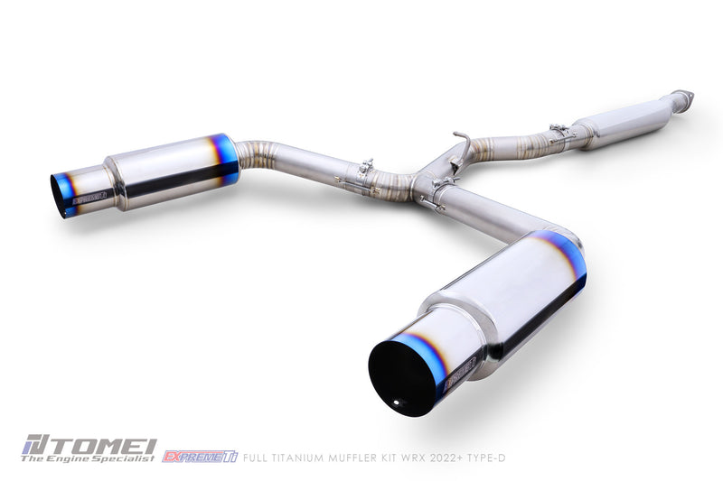 Tomei Expreme Ti Titanium Dual Exit Catback Exhaust 2022+ WRX