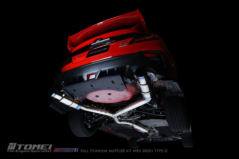 Tomei Expreme Ti Titanium Dual Exit Catback Exhaust 2022+ WRX
