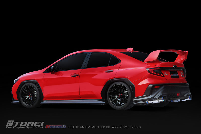Tomei Expreme Ti Titanium Dual Exit Catback Exhaust 2022+ WRX