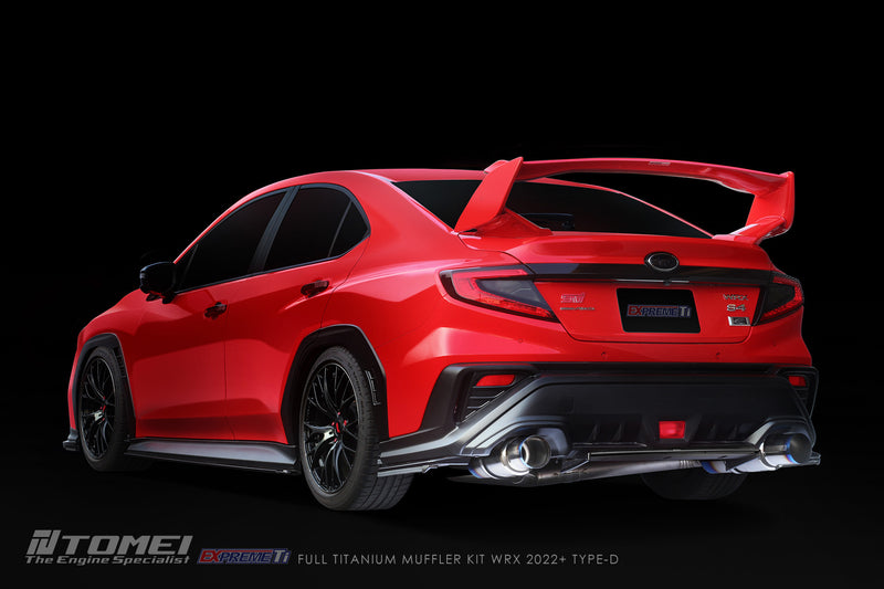 Tomei Expreme Ti Titanium Dual Exit Catback Exhaust 2022+ WRX