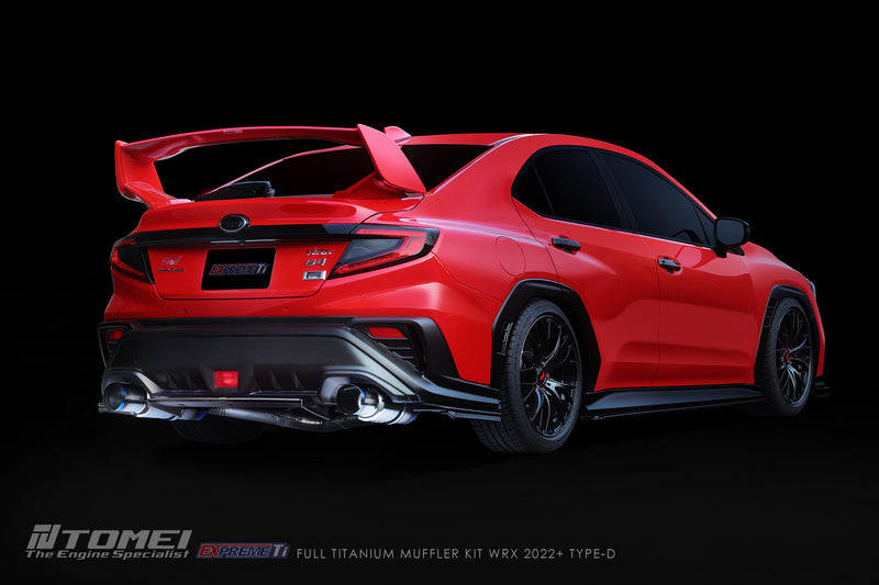 Tomei Expreme Ti Titanium Dual Exit Catback Exhaust 2022+ WRX