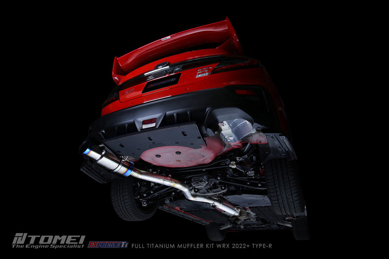 Tomei Expreme Ti Titanium Single Exit Catback Exhaust 2022+ WRX