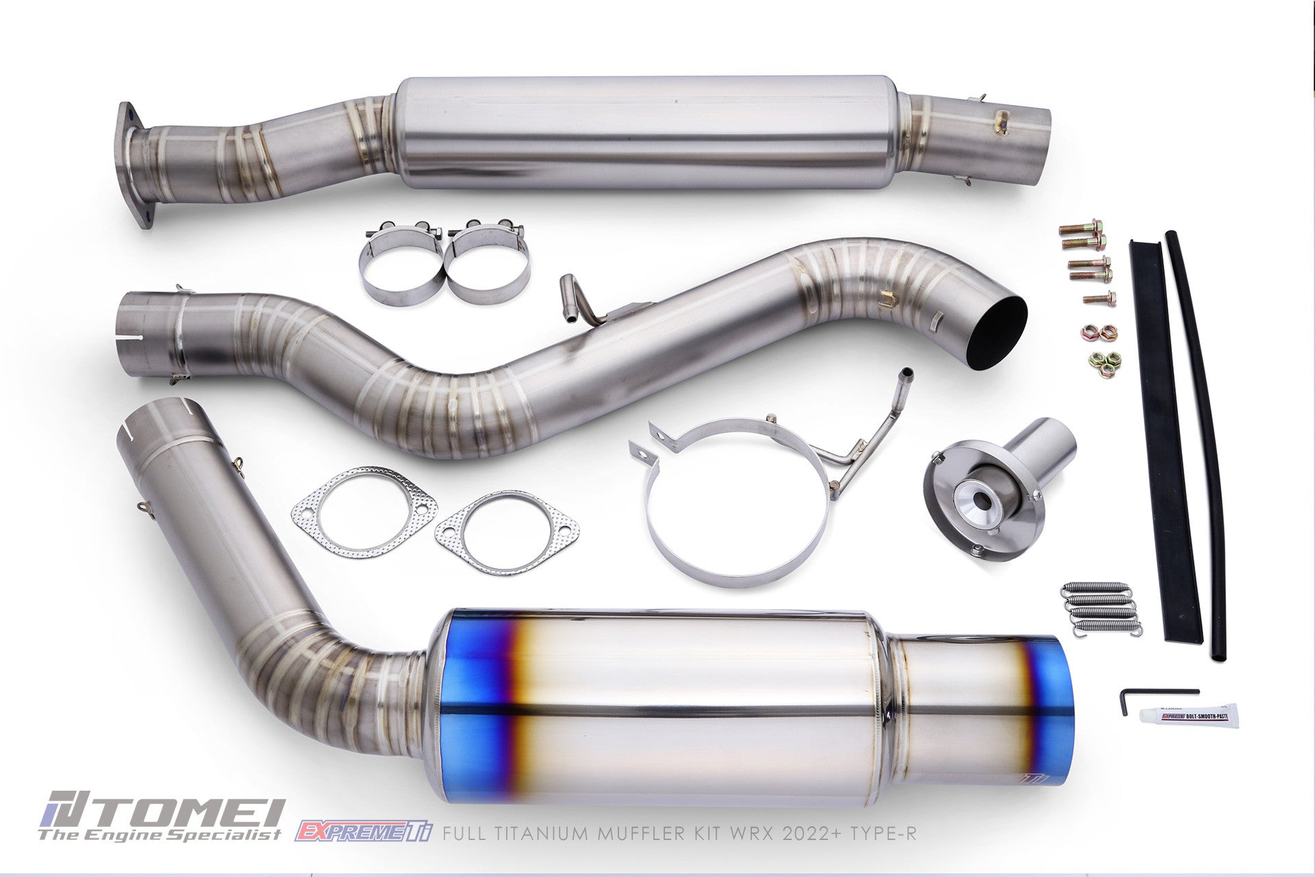 Ti EXPREME Tomei ステンレス製マフラー INC. POWERED TOMEI － PRODUCTS ブルー仕上げ パーツ