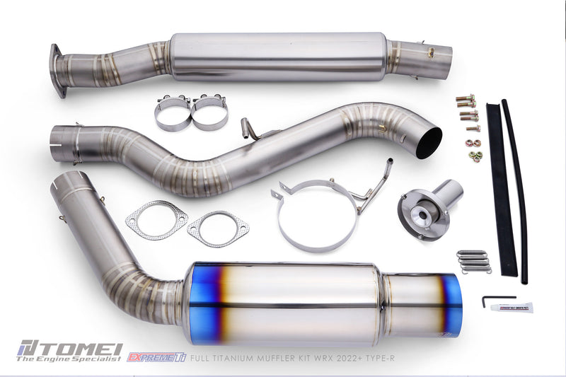 Tomei Expreme Ti Titanium Single Exit Catback Exhaust 2022+ WRX