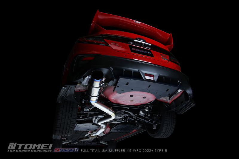 Tomei Expreme Ti Titanium Single Exit Catback Exhaust 2022+ WRX