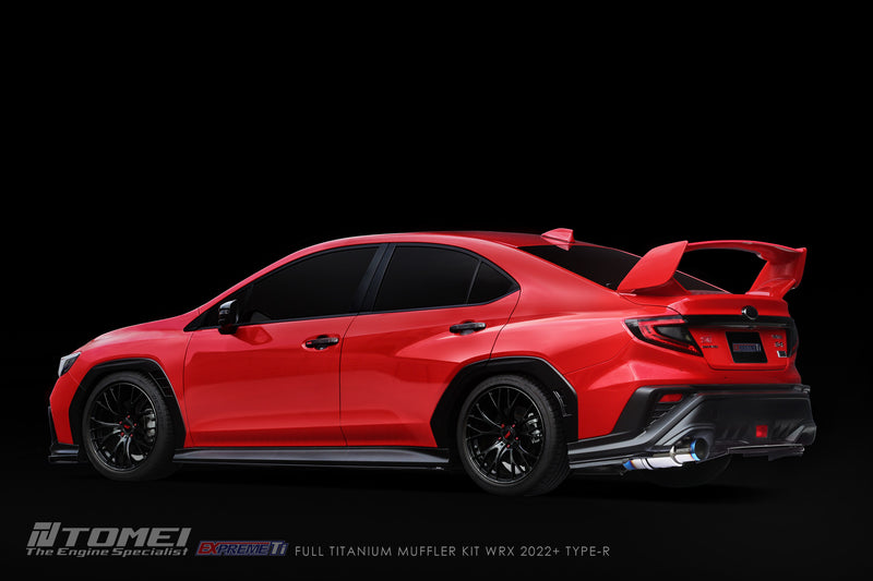 Tomei Expreme Ti Titanium Single Exit Catback Exhaust 2022+ WRX