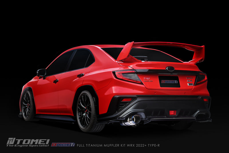 Tomei Expreme Ti Titanium Single Exit Catback Exhaust 2022+ WRX