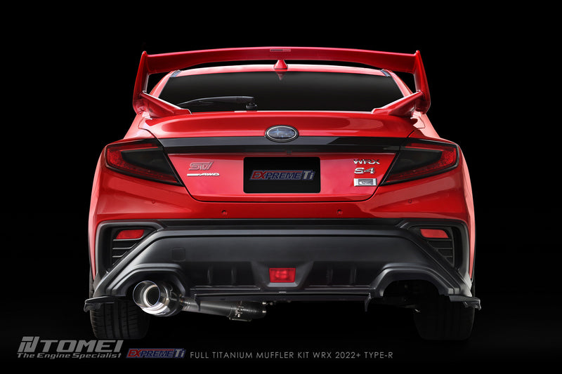 Tomei Expreme Ti Titanium Single Exit Catback Exhaust 2022+ WRX