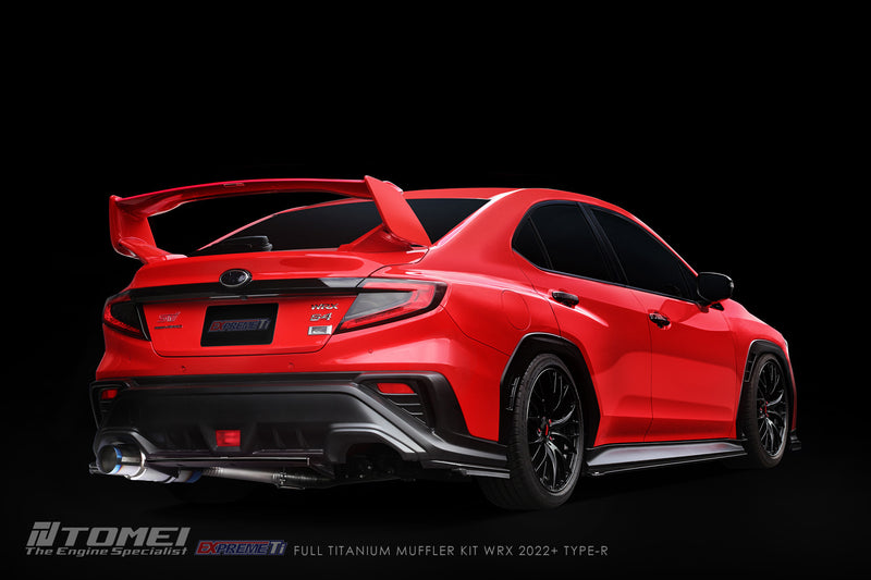 Tomei Expreme Ti Titanium Single Exit Catback Exhaust 2022+ WRX