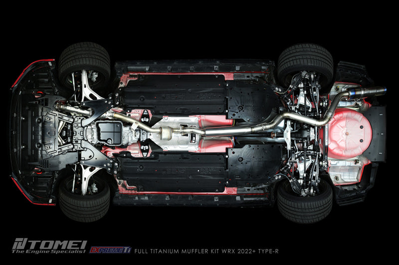 Tomei Expreme Ti Titanium Single Exit Catback Exhaust 2022+ WRX