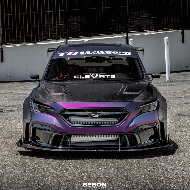 Seibon VSII Style Carbon Fiber Hood 2022-2026 WRX