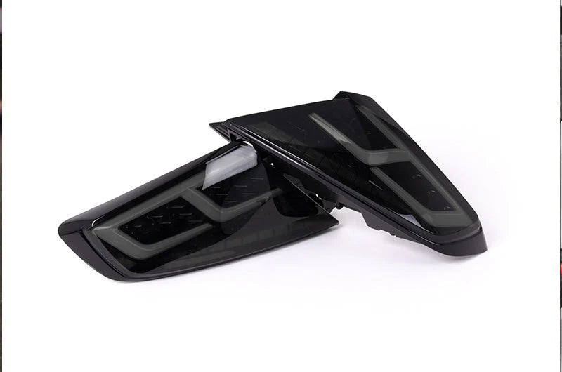 OLM Smoke Lens Spec AR LED Tail Lights White Bar 2022-2026 WRX