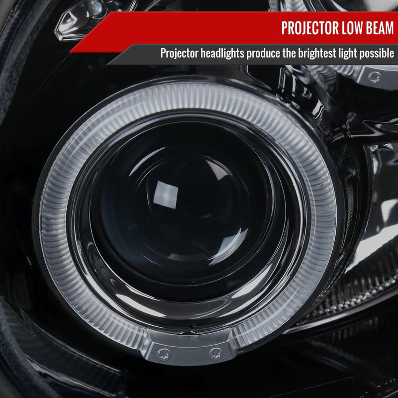 Spec-D Tuning Halo Style LED Headlights 2002-2003 WRX