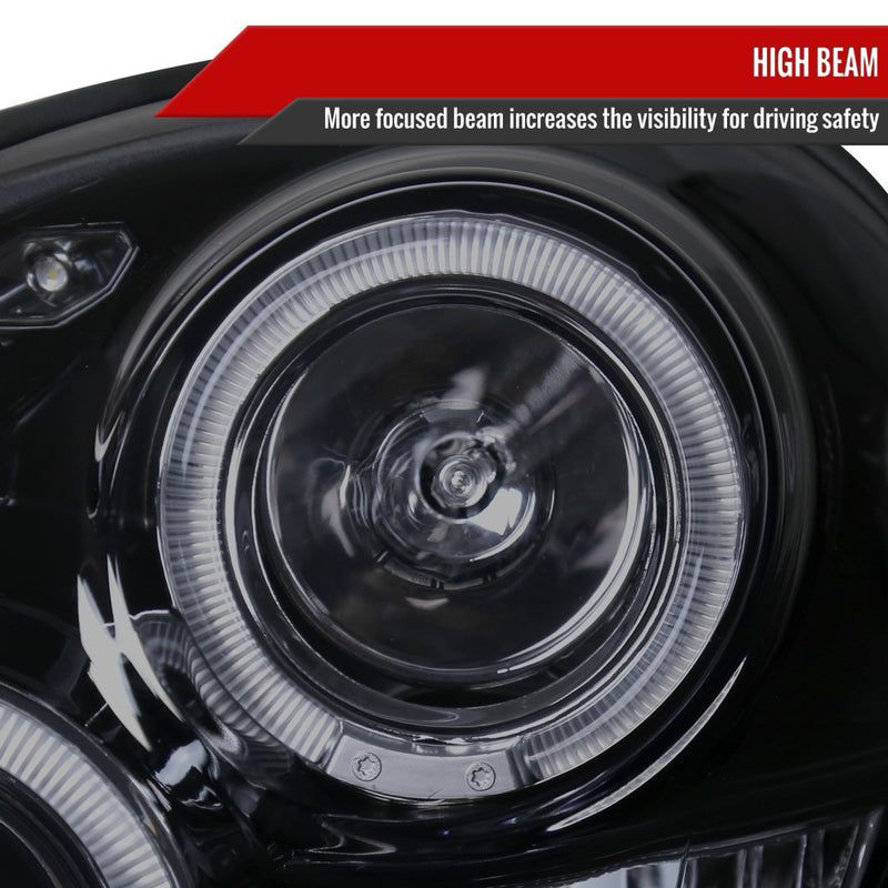 Spec-D Tuning Halo Style LED Headlights 2002-2003 WRX