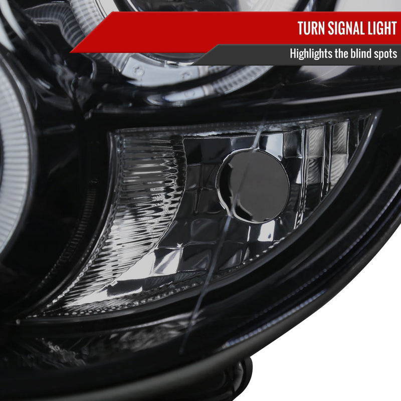 Spec-D Tuning Halo Style LED Headlights 2002-2003 WRX