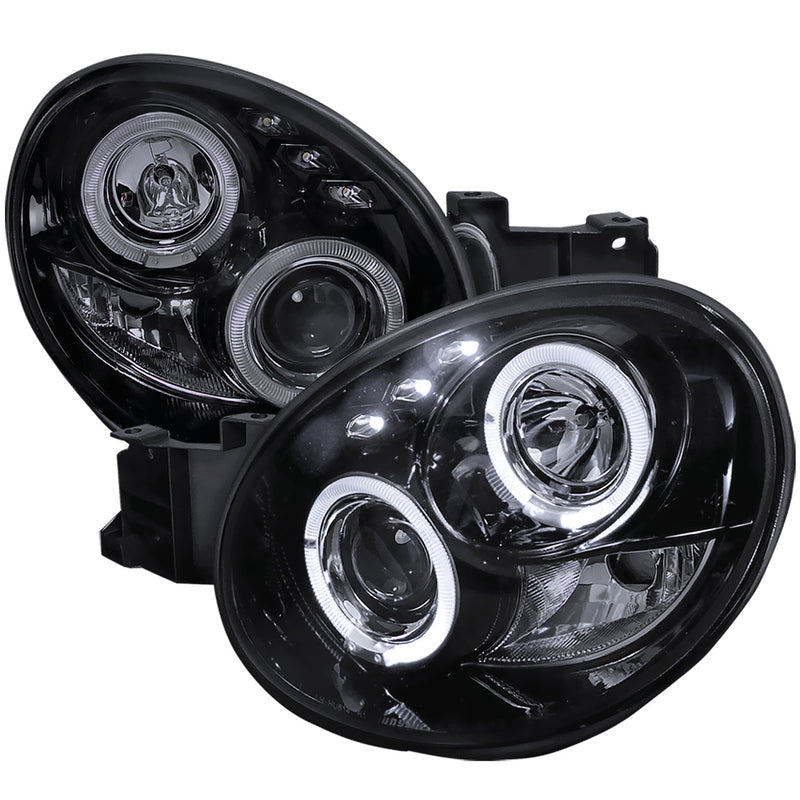 Spec-D Tuning Halo Style LED Headlights 2002-2003 WRX