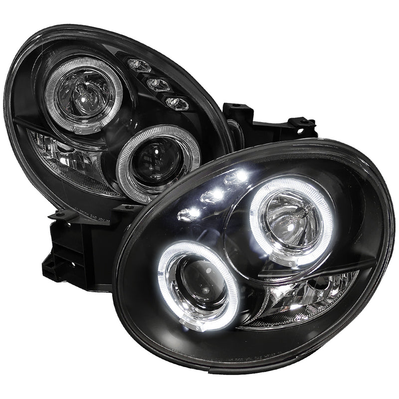 Spec-D Tuning Halo Style LED Headlights 2002-2003 WRX