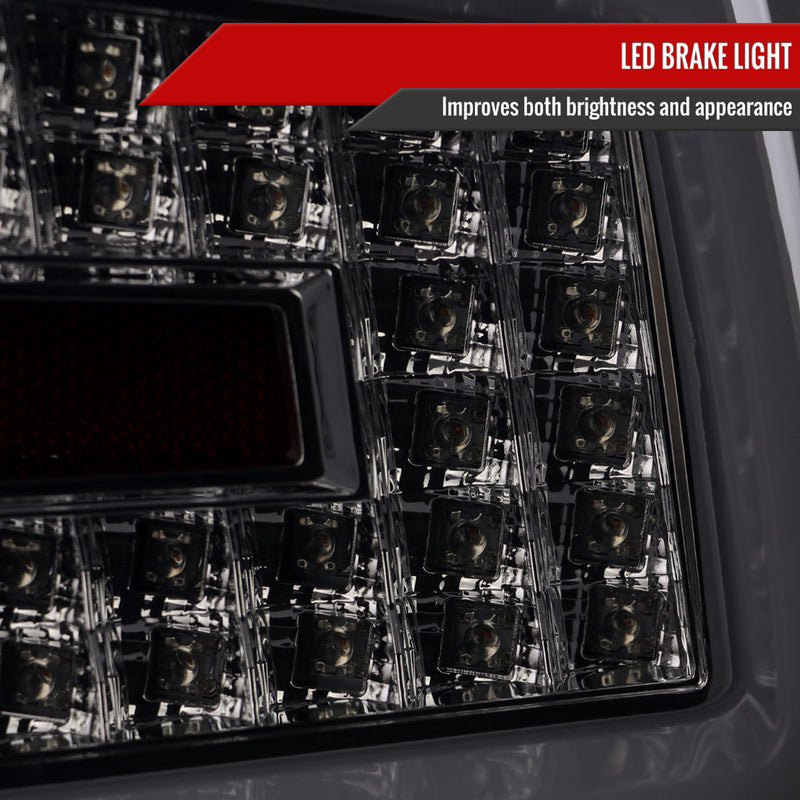 Spec-D Sequential Tail Lights Chrome Housing w/ Smoke Lens 2008-2014 WRX / 2011-2014 STI