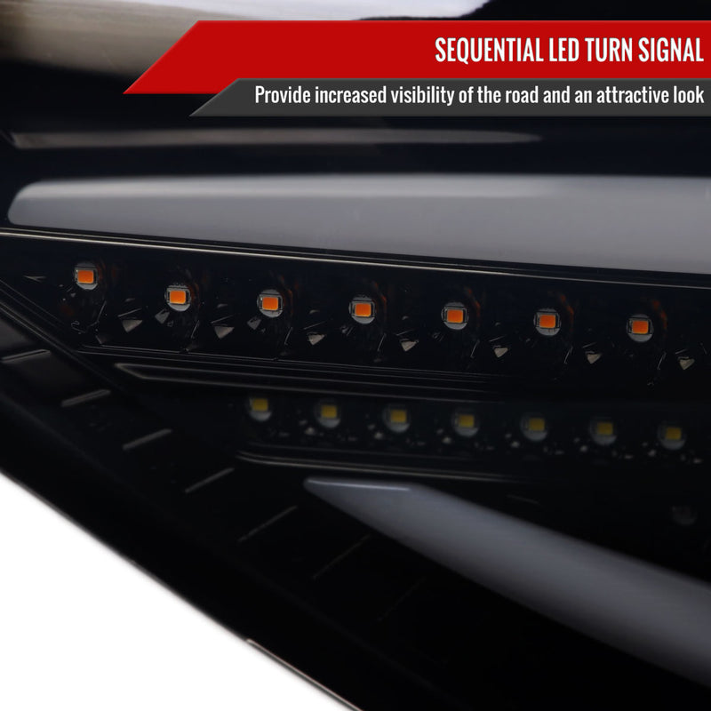 Spec-D Sequential LED Tail Lights 2008-2014 WRX/STI Hatchback