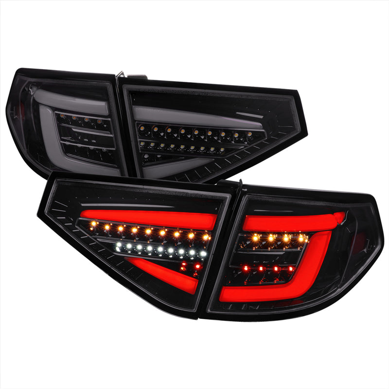 Spec-D Sequential LED Tail Lights 2008-2014 WRX/STI Hatchback