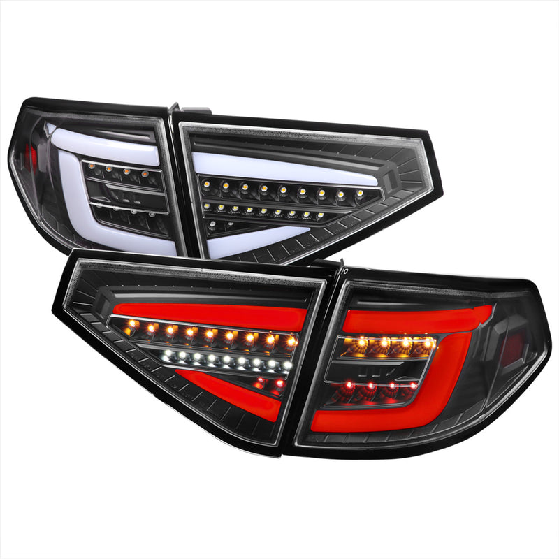 Spec-D Sequential LED Tail Lights 2008-2014 WRX/STI Hatchback