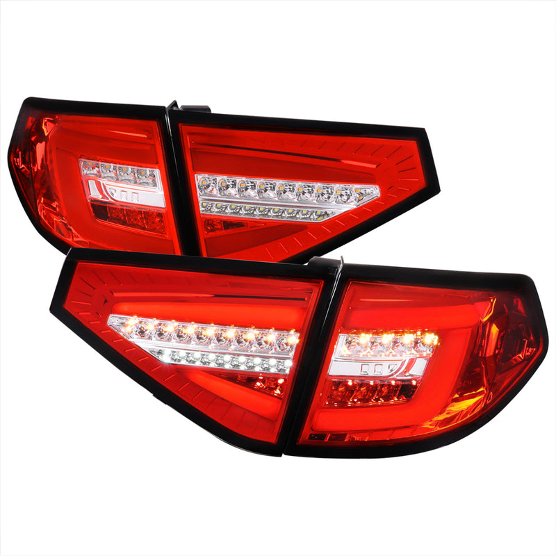 Spec-D Sequential LED Tail Lights 2008-2014 WRX/STI Hatchback