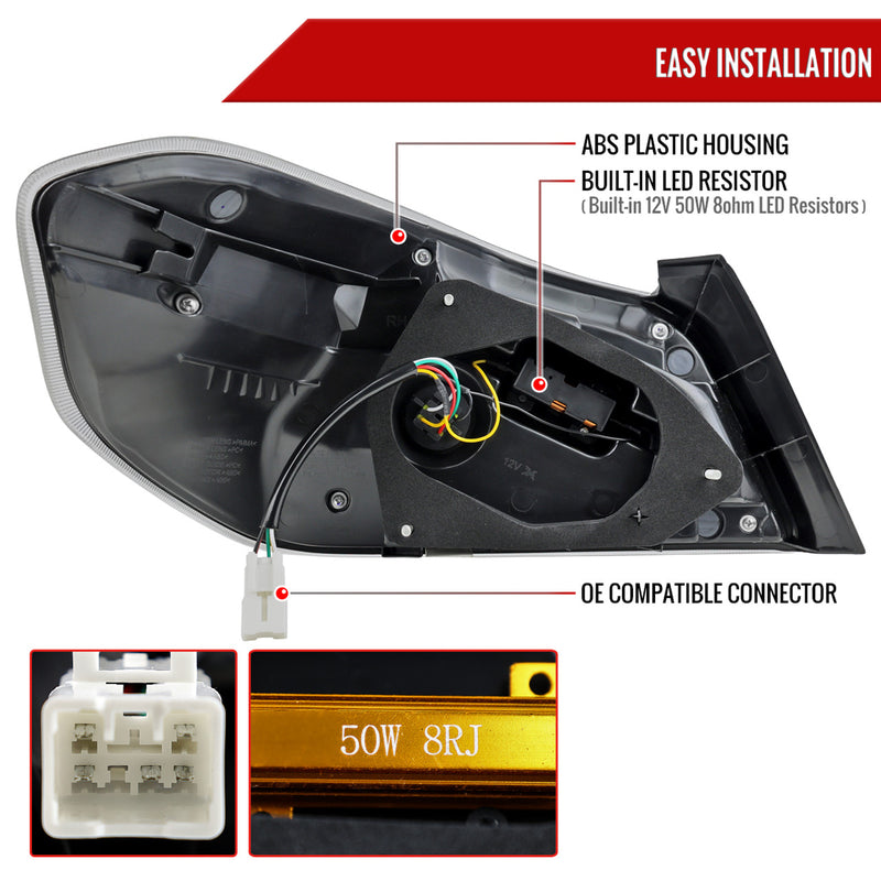 Spec-D V2 Sequential LED Tail Lights 2015-2021 WRX/STI