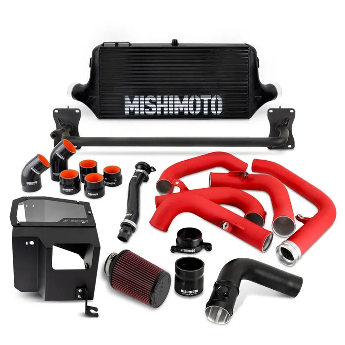 Mishimoto Black Front Mount Intercooler Kit w/ Intake 2022+ WRX