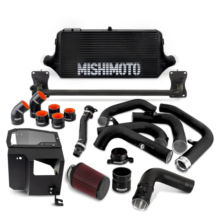 Mishimoto Black Front Mount Intercooler Kit w/ Intake 2022+ WRX