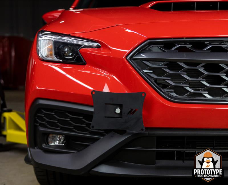 Mishimoto License Plate Relocation Kit 2022+ WRX