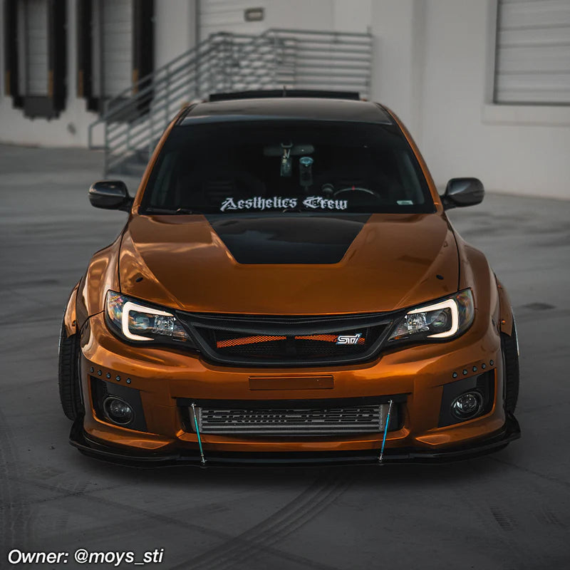 IcyAero GlowBrace Front Brace Bar 2008-2014 WRX / 2008-2014 STI