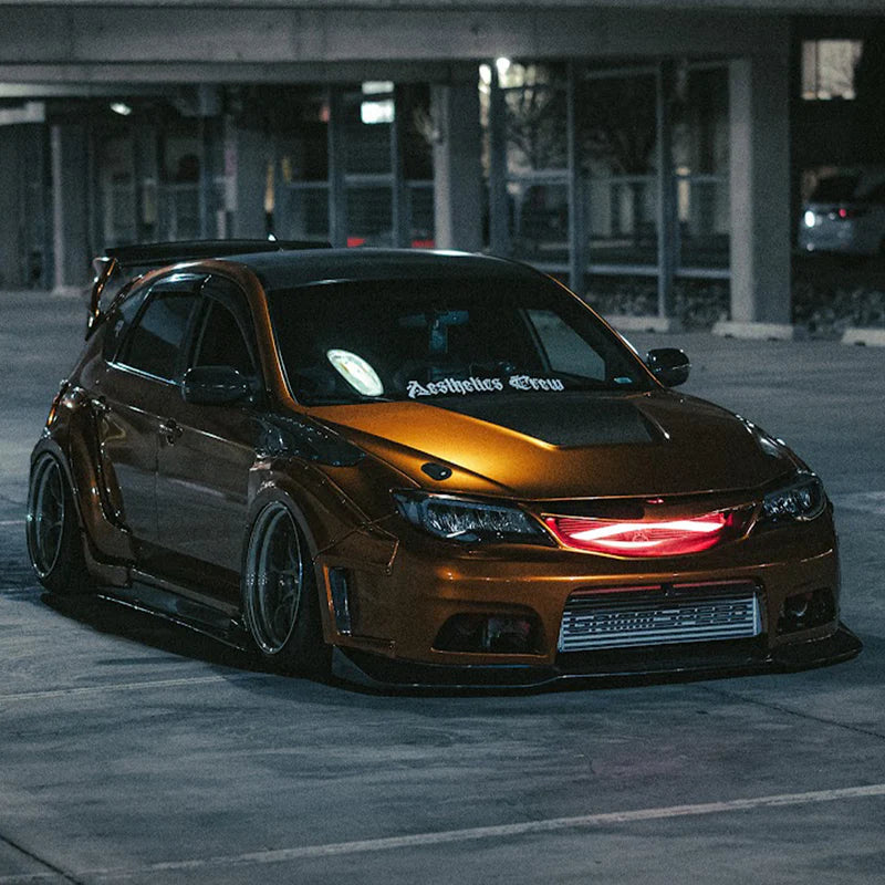 IcyAero GlowBrace Front Brace Bar 2008-2014 WRX / 2008-2014 STI