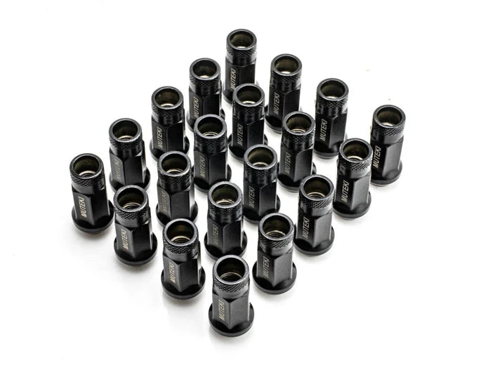 Muteki Black SR48 Open Ended Lug Nuts M12x1.25