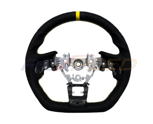 Rexpeed Black Suede Steering Wheel 2022+ WRX