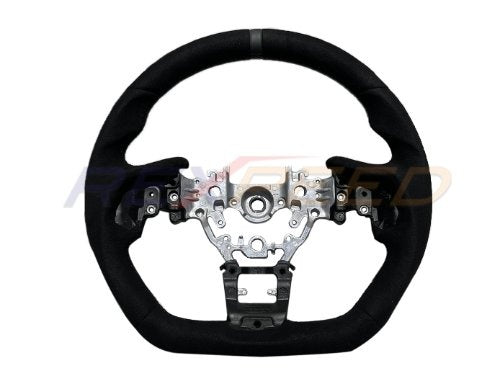 Rexpeed Black Suede Steering Wheel 2022+ WRX