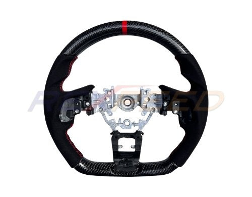 Rexpeed Carbon Fiber Suede Steering Wheel 2022+ WRX