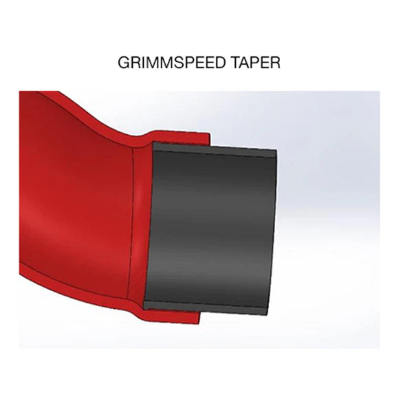 GrimmSpeed Black Post-MAF Hose Kit 2015-2021 WRX