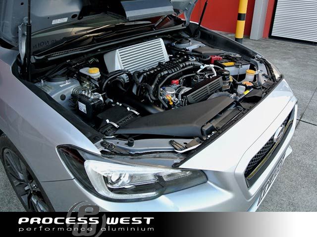 Process West Black Verticooler Top Mount Intercooler Kit 2015-2021 WRX