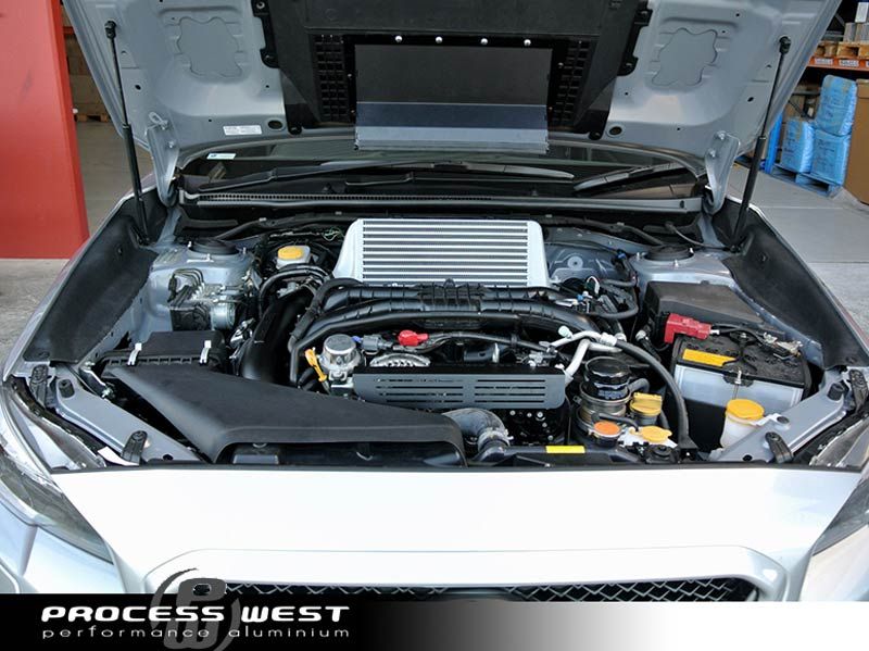 Process West Black Verticooler Top Mount Intercooler Kit 2015-2021 WRX